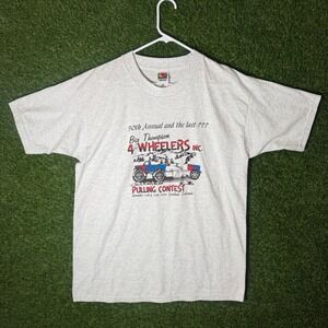 Vintage 1999 Big Thompson 4 Wheelers Pulling Contest T-Shirt Loveland CO